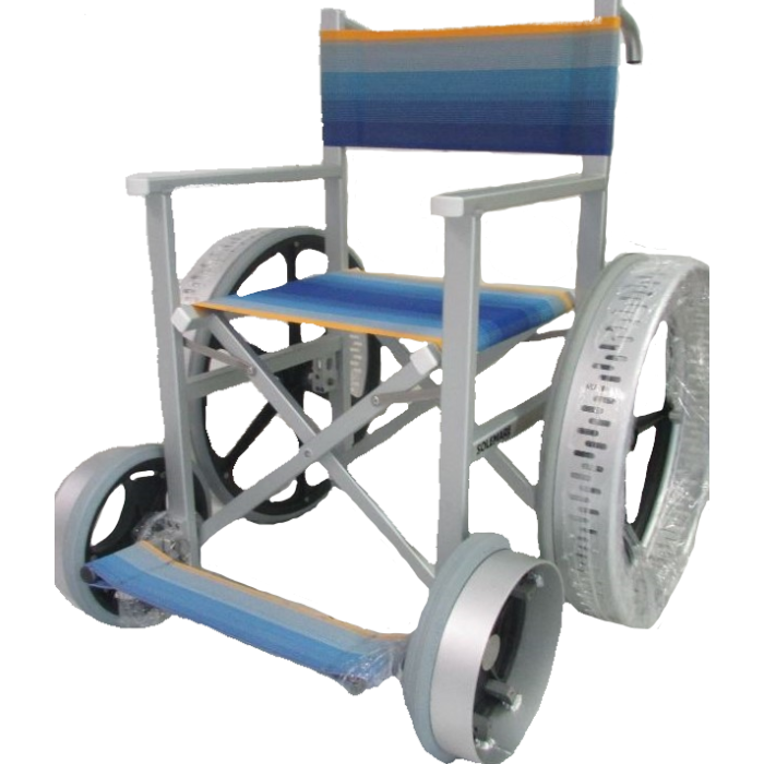 Carrozzina mare Solemare 4 ruote Sand & Street alluminio 