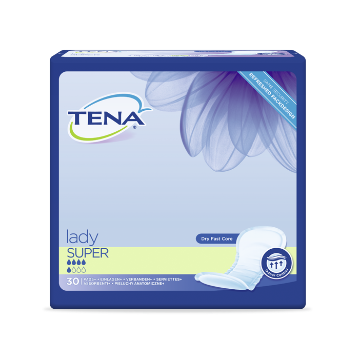 Assorbenti femminili TENA Lady Super - kit 2 pezzi