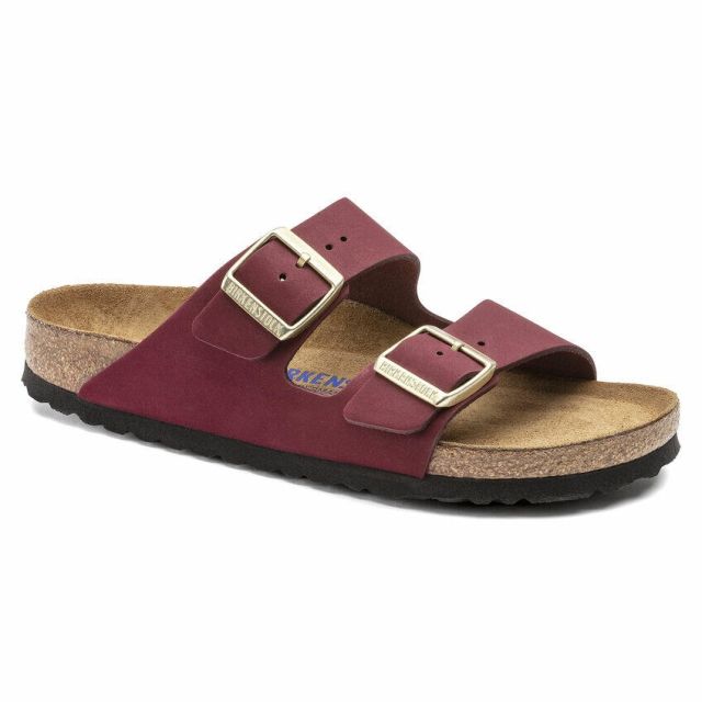 immagine di BRKI21ARIZONA - BIRKENSTOCK Arizona Maroon sandali calzata stretta