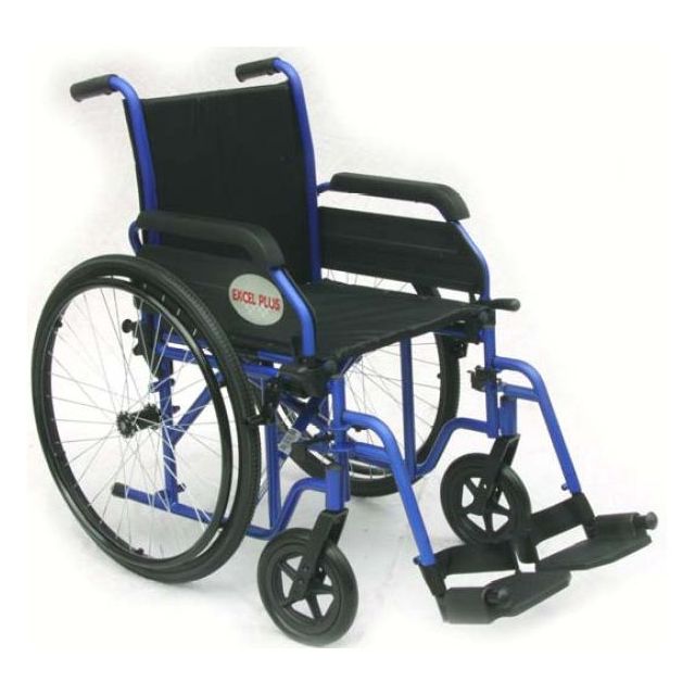 Carrozzina disabili e anziani pieghevole Excel plus