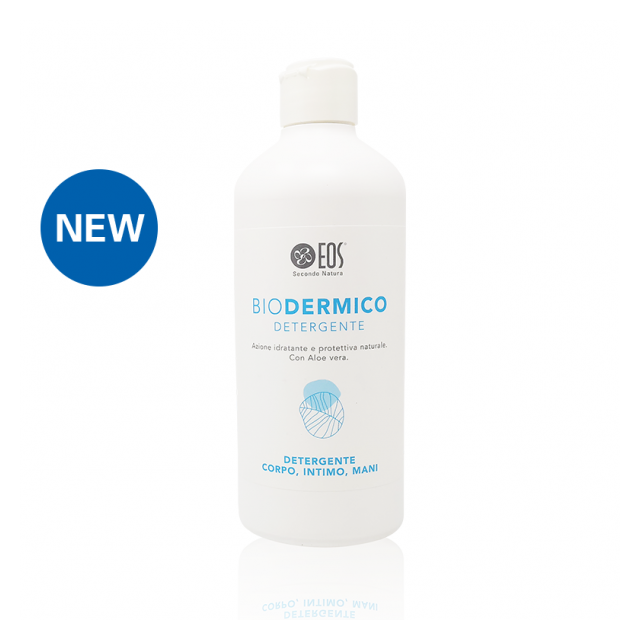 Biodermico detergente non irritante - Corpo, viso, intimo, mani 500 ml.