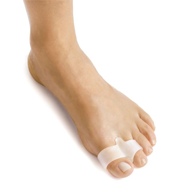 Separatore a doppio anello per alluce valgo e 2° dito