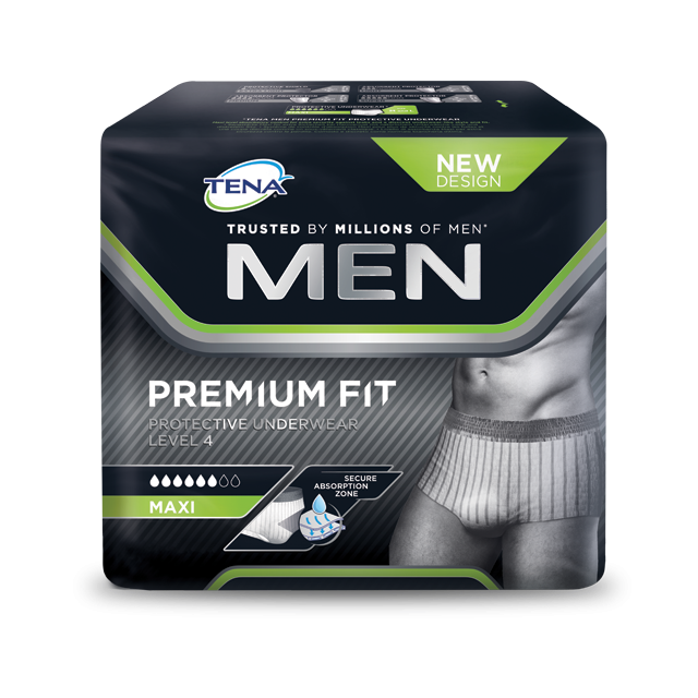 Mutandine assorbenti TENA Men Premium Fit kit 2 pezzi