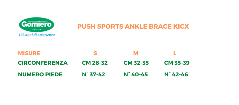 Tabella taglie e misure Tabella taglie e misure